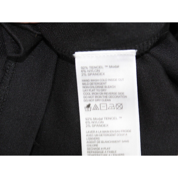 Tommy Bahama Evening Dress Small Black Beaded Jewel Neck Party Cocktail TAGS - Picture 8 of 8